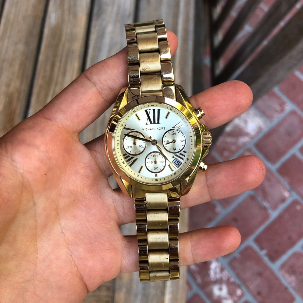 Michael Kors Bradshaw Gold Tone Watch